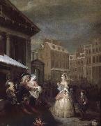 William Hogarth Four hours a day in the morning Germany oil painting artist